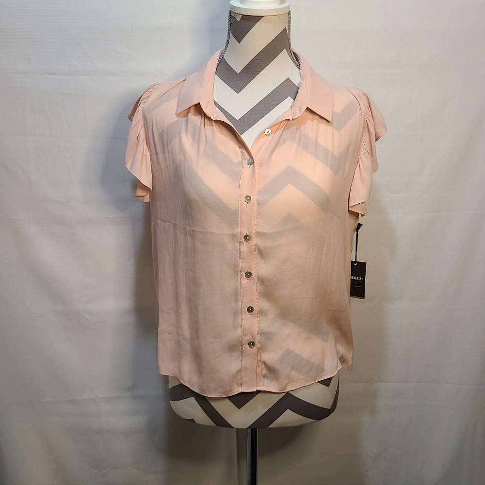 Forever 21 Pink Medium Shirt